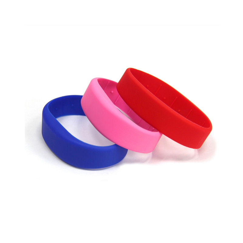 RFID游乐场硅胶腕带定制厂家NFC智能硅胶手环工厂3