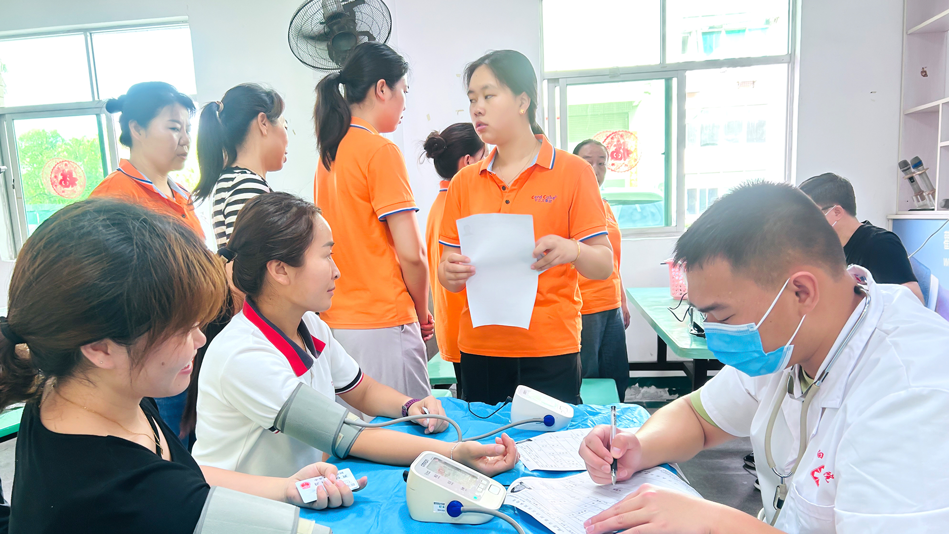 关爱员工康健 护航幸福未来 LETOU乐投集团RFID智能卡工厂开展2025年员工康健体检活动